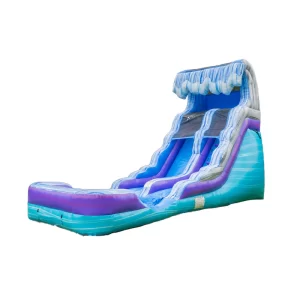 Ocean Wave 16' Water Slide with Attached Pool